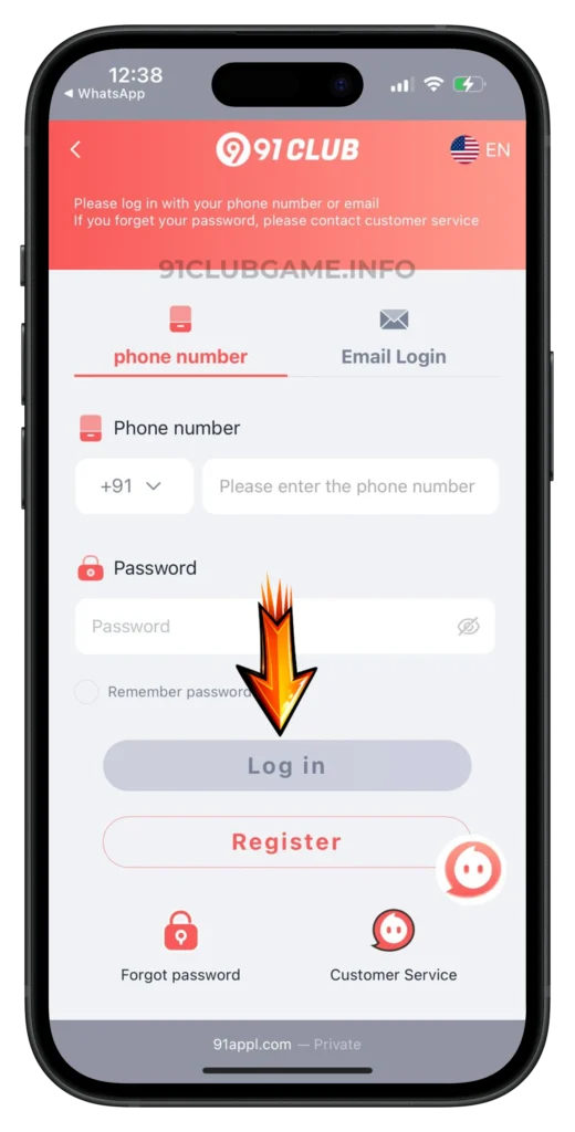 91club-login